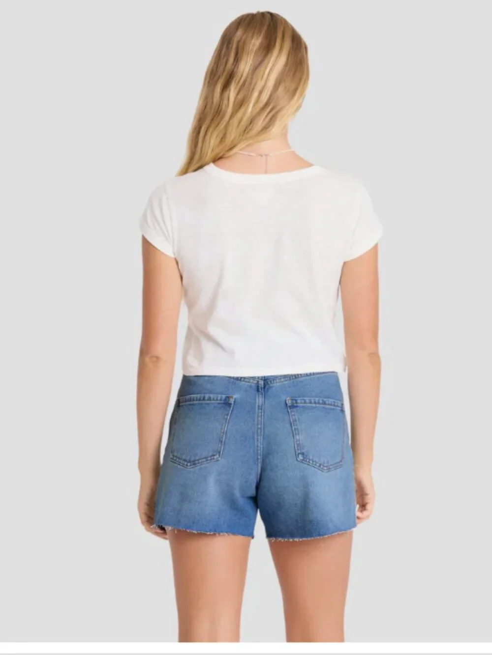 Billabong Riley Denim Cutoff Short Pacific Wash NWT sz 27